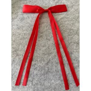 SHASHI REVOLVE NWOT The Girlie Bow Satin Red Preppy Cottagecore Fairycoree
